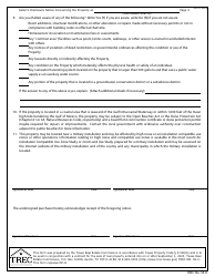 TREC Form 55-0 Seller&#039;s Disclosure Notice - Texas, Page 4
