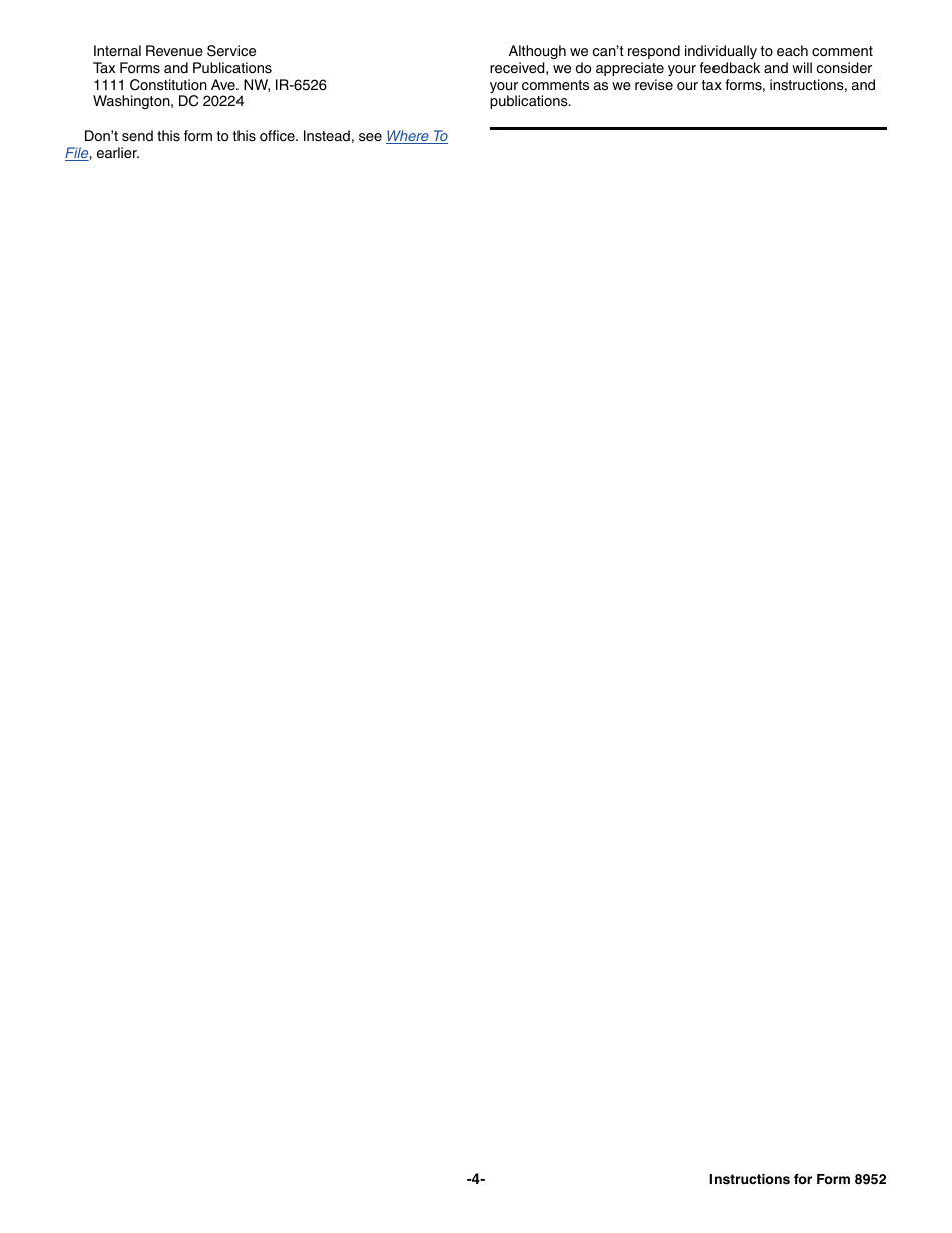 Instructions for IRS Form 8952 Application for Voluntary Classification Settlement Program (Vcsp), Page 4