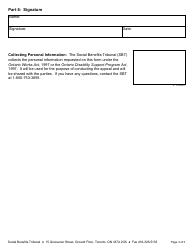 Form 2 Application for Reconsideration - Ontario, Canada, Page 3