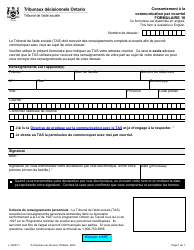 Document preview: Forme 10 Consentement a La Communication Par Courriel - Ontario, Canada (French)