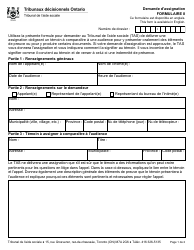 Forme 8 Demande D&#039;assignation - Ontario, Canada (French)