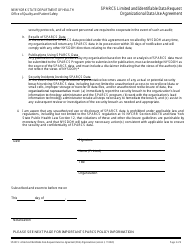 Sparcs Limited and Identifiable Data Request Organizational Data Use Agreement - New York, Page 2