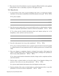 Form Supreme-24 Application for Nonprofit Entity License Article II, Rule 11 - Rhode Island, Page 3
