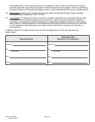 DOT Form 224-062 Utility Construction Agreement Work by Wsdot - Utility Cost - Washington, Page 6