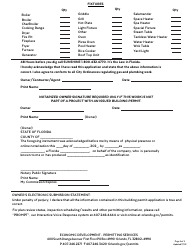 Gas Permit Application - City of Orlando, Florida, Page 2