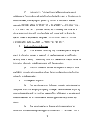 Standard Protective Order (For Cases Filed Before December 1, 2023) - Utah, Page 13