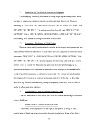 Standard Protective Order (For Cases Filed Before December 1, 2023) - Utah, Page 18