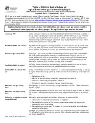 DSHS Form 03-387 Dshs Notice of Privacy Practices for Client Medical Information - Washington (Wolof)