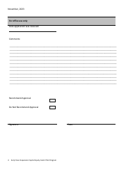 Early Years Expansion Capital Equity Grant Pilot Program Application Form - Prince Edward Island, Canada, Page 4