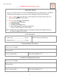 Instructions for Form LDSS-5037, LDSS-5038 Income Withholding for Support - New York, Page 8