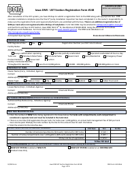 Form 148 (DNR Form 542-3266) Ust Section Registration Form - Iowa