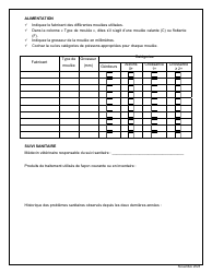 Description Generale De L&#039;exploitation - Programme Quebecois D&#039;attestation Sanitaire DES Exploitations Piscicoles Productrices De Salmonides - Quebec, Canada (French), Page 5