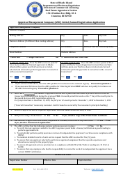 Appraisal Management Company (AMC) Initial/Annual Registration Application - Rhode Island, Page 2