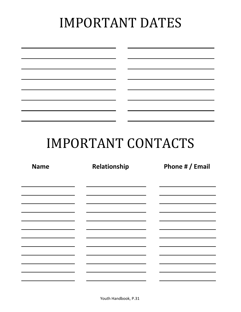 Foster Care Handbook for Youth - North Dakota, Page 31