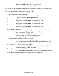 Foster Care Handbook for Youth - North Dakota, Page 6