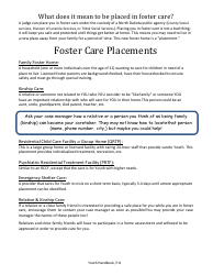 Foster Care Handbook for Youth - North Dakota, Page 8