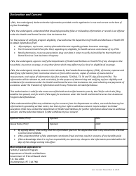 Application Form - Fertility Treatment Program - Prince Edward Island, Canada, Page 3