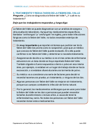 Fiebre Del Valle - Guia De Capacitacion Breve Para Trabajadores De La Construccion De California - California (Spanish), Page 5