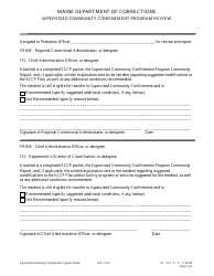 Attachment E Supervised Community Confinement Program Review - Maine, Page 2