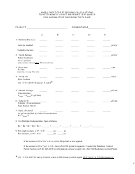 Work Sheet for Screening Calculations to Determine if a Part 380 Permit Is Required for Radioactive Emissions to the Air - New York, Page 4