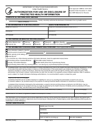 Form IHS-810 Authorization for Use or Disclosure of Protected Health Information