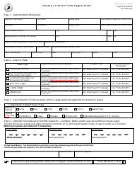 Document preview: Form ITD3682 Military License Plate Application - Idaho