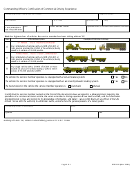 Form ITD3141 Application for Military Cdl Skills Test Waiver - Idaho, Page 3
