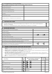 Form SRG2116 Application for Initial Approval of Training Organisations and Change to Course Approvals Under Easa Aircrew Regulation Annex VII - Part-Ora (Aeroplanes and Helicopters) - United Kingdom, Page 3