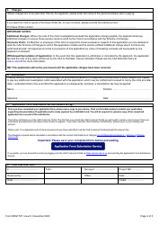 Form SRG1767 Application for Approval of Flight Conditions (For Permit to Fly) - United Kingdom, Page 3