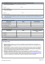 Form SRG1013B Application for Approval to Conduct on the Job Training (Ojt) Within a Foreign Organisation Approval (In Accordance With the Requirements of Part-66 Appendix Iii) - United Kingdom, Page 3