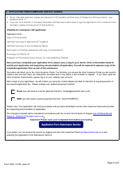Form SRG1013B Application for Approval to Conduct on the Job Training (Ojt) Within a Foreign Organisation Approval (In Accordance With the Requirements of Part-66 Appendix Iii) - United Kingdom, Page 5