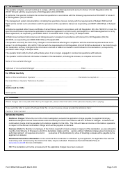 Form SRG2146 Declaration for Commercial Balloon Operator Under UK Regulation (Eu) 2018/395 - United Kingdom, Page 5
