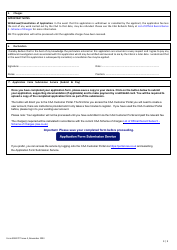 Form SRG1727 Application for Administrative Validation - United Kingdom, Page 3