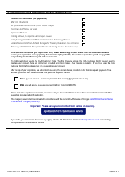 Form SRG1331 National Approved Training Organisations - (Gyroplanes) - United Kingdom, Page 6