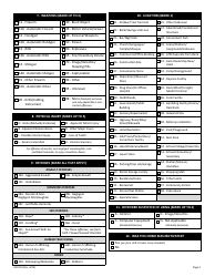Form UCR-10 Family Violence Checklist - Texas, Page 2