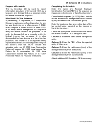 Form 41-179 Schedule DE Iowa Disregarded Entity Schedule - Iowa, Page 2