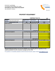 Form CDA9069 Partners in Care Foundation Budget - California, Page 5