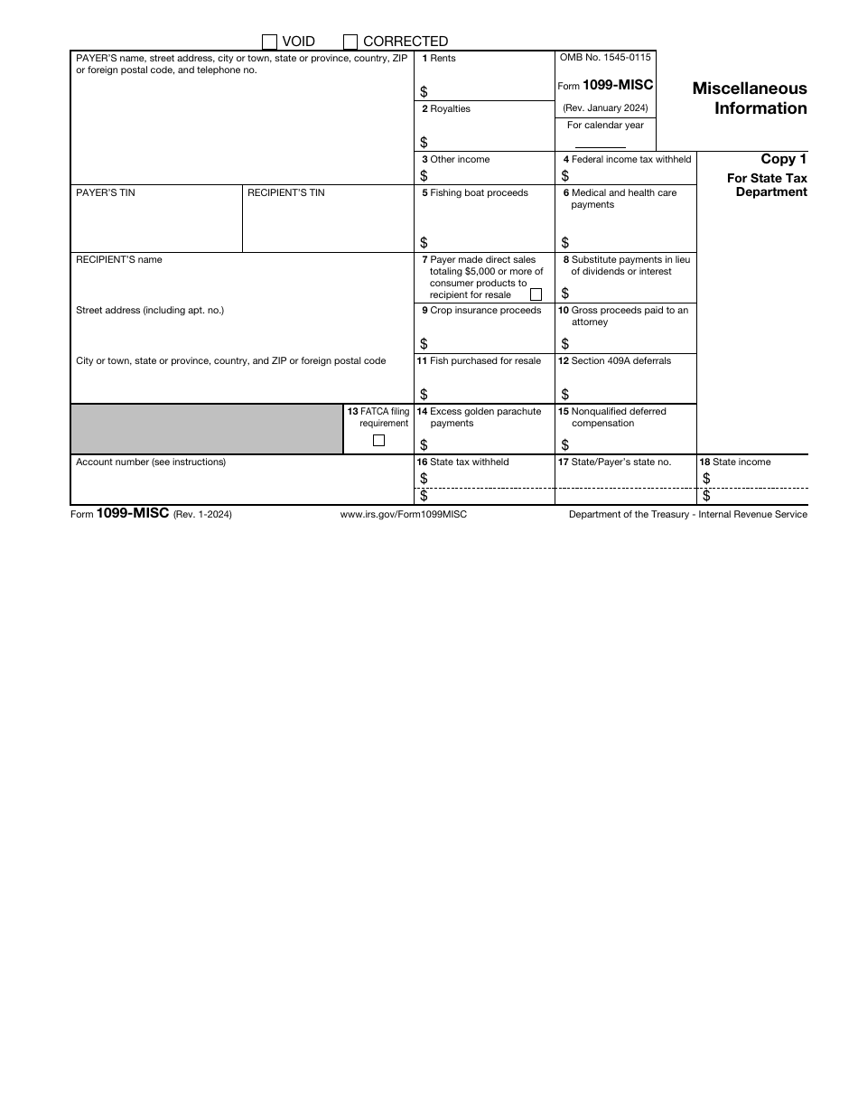IRS Form 1099-MISC Miscellaneous Information, Page 3
