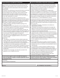 Form NWT9423 Application Form - Artist to Market Program - Northwest Territories, Canada (English/French), Page 3