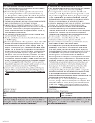Form NWT9090 Business Incentive Policy (Bip) Application - Northwest Territories, Canada (English/French), Page 2