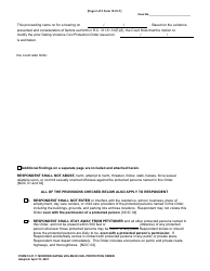 Form 10.01-T Modified Dating Violence Civil Protection Order - Cuyahoga County, Ohio, Page 2