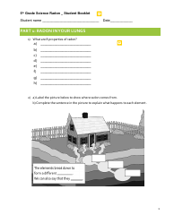 Document preview: 5th Grade Science Radon Student Booklet - New Hampshire