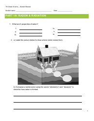 7th Grade Science Student Booklet - New Hampshire