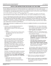 Form CMS-10106 Authorization to Disclose Personal Health Information Release Form, Page 5