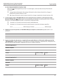 Formulario CMS-10106 Formulario De Autorizacion Para Divulgar Informacion Medica Personal (Spanish), Page 3