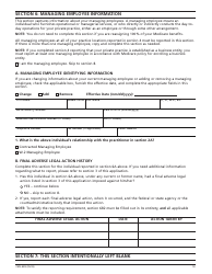 Form CMS-855I Medicare Enrollment Application - Physicians and Non-physician Practitioners, Page 19