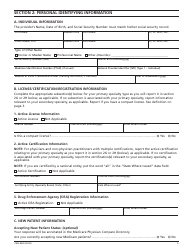 Form CMS-855I Medicare Enrollment Application - Physicians and Non-physician Practitioners, Page 6