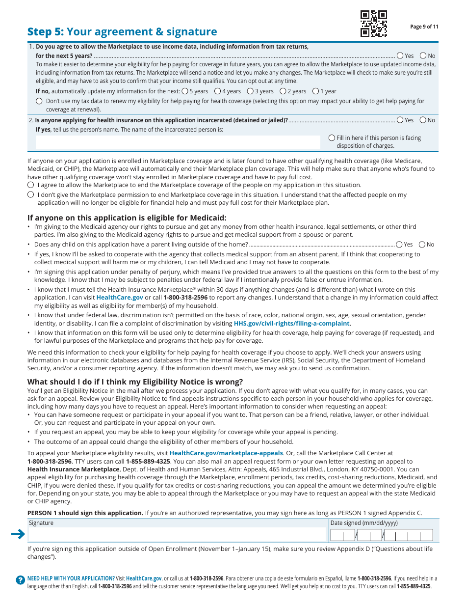 Application for Health Coverage  Help Paying Costs - Family, Page 10