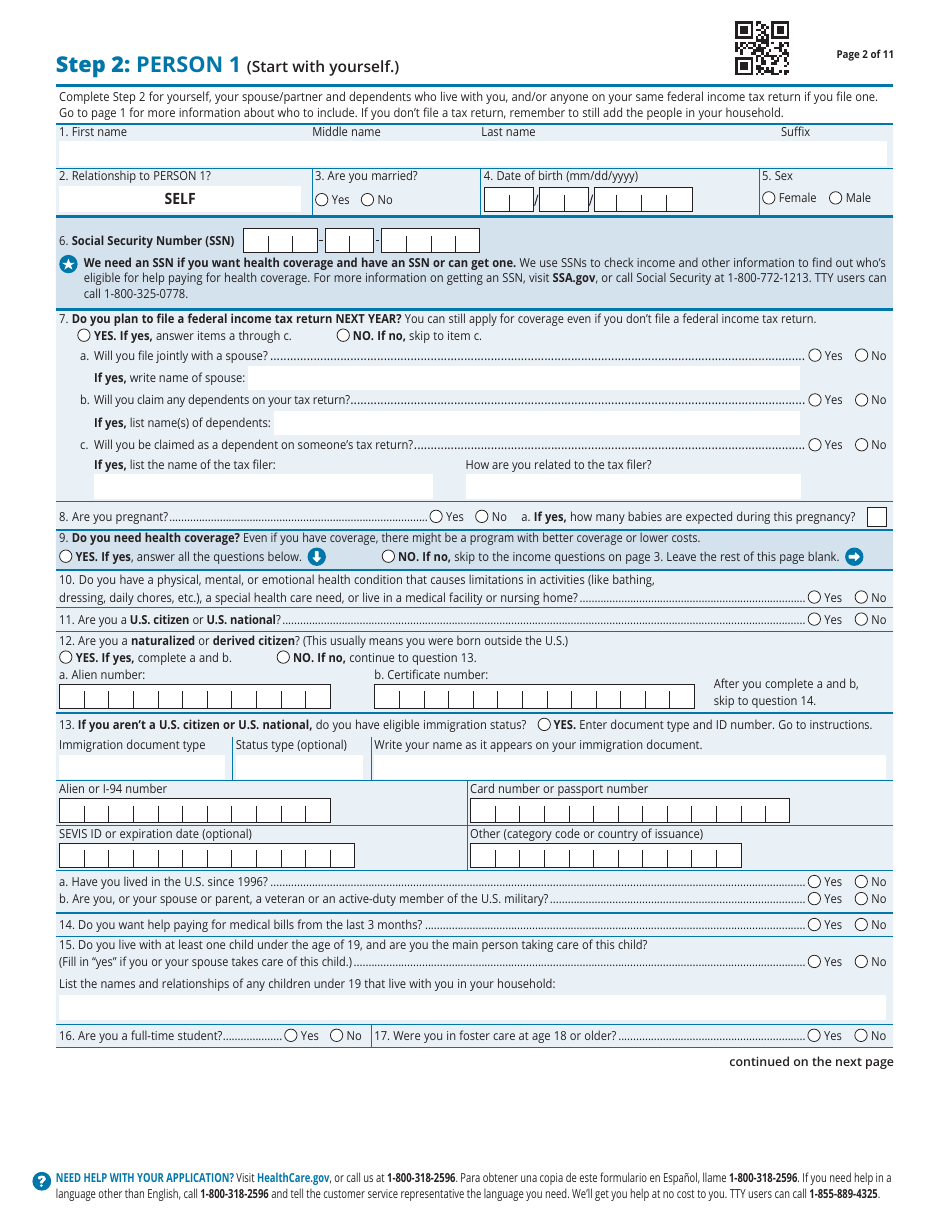 Application for Health Coverage  Help Paying Costs - Family, Page 3