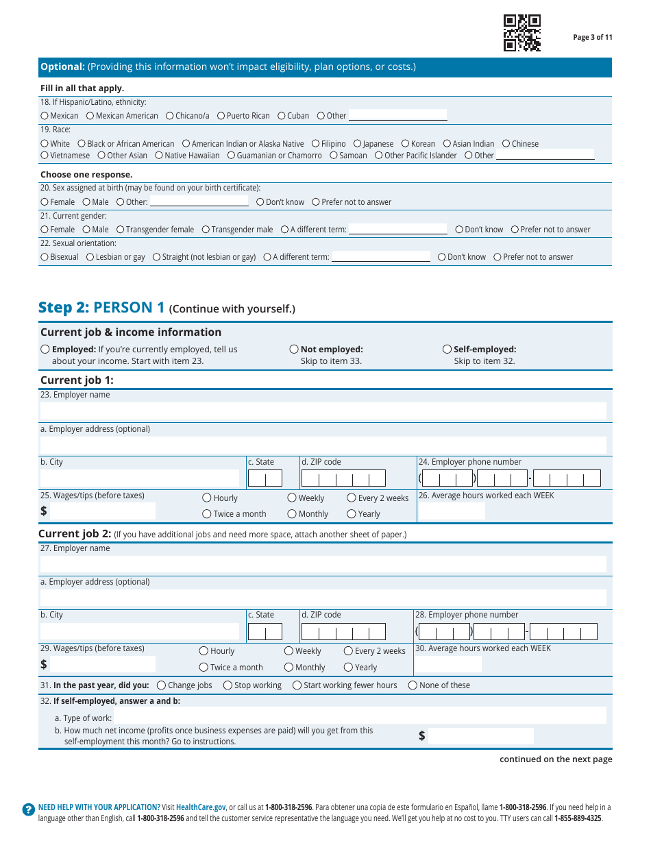Application for Health Coverage  Help Paying Costs - Family, Page 4